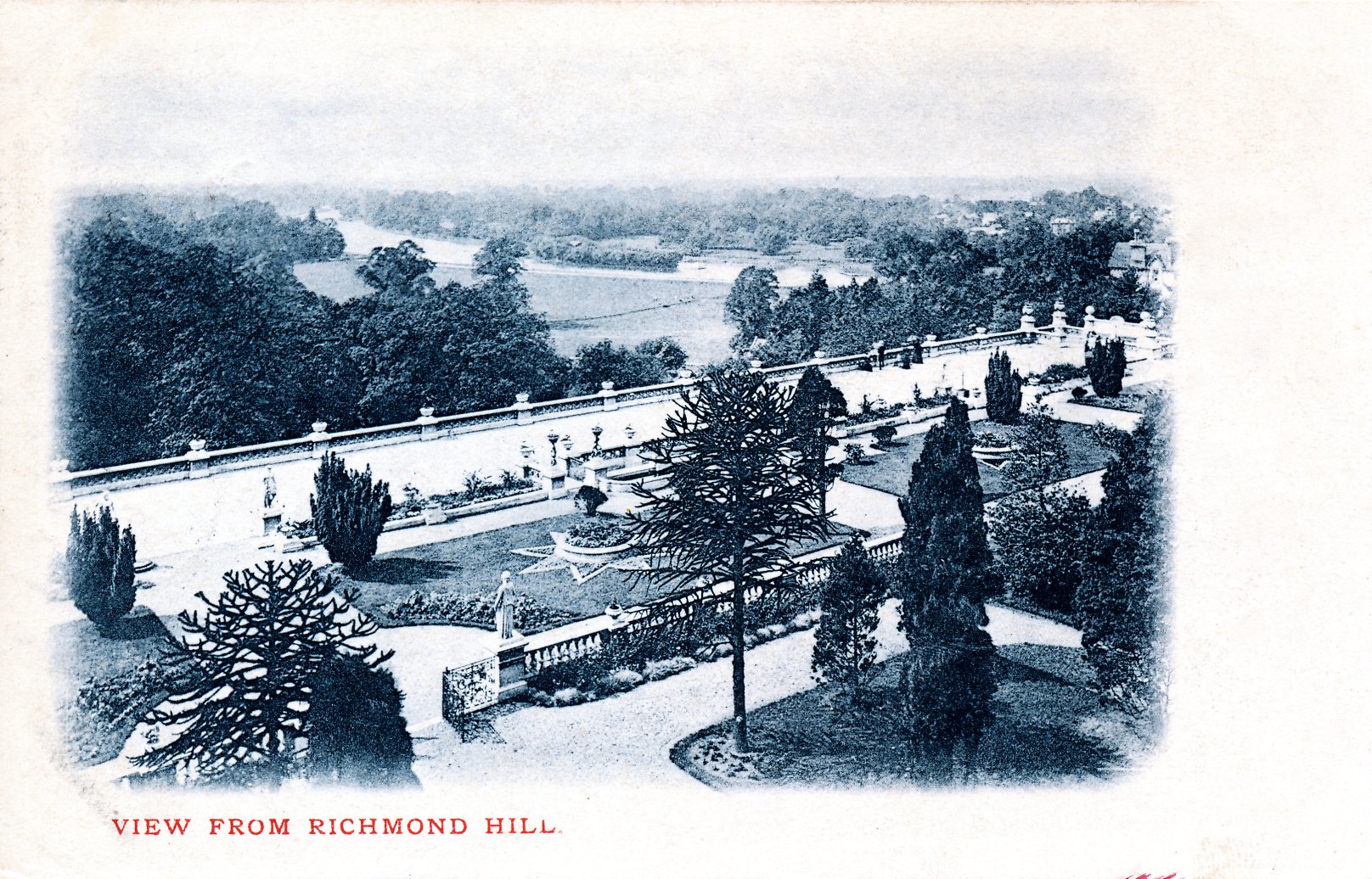 Richmond Hill view from,hotels and inns Star and Garter,river view